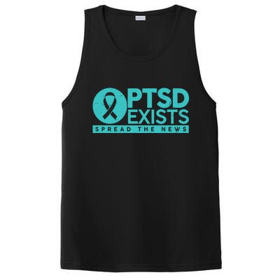 PTSD Exists Spread The News PosiCharge Competitor Tank