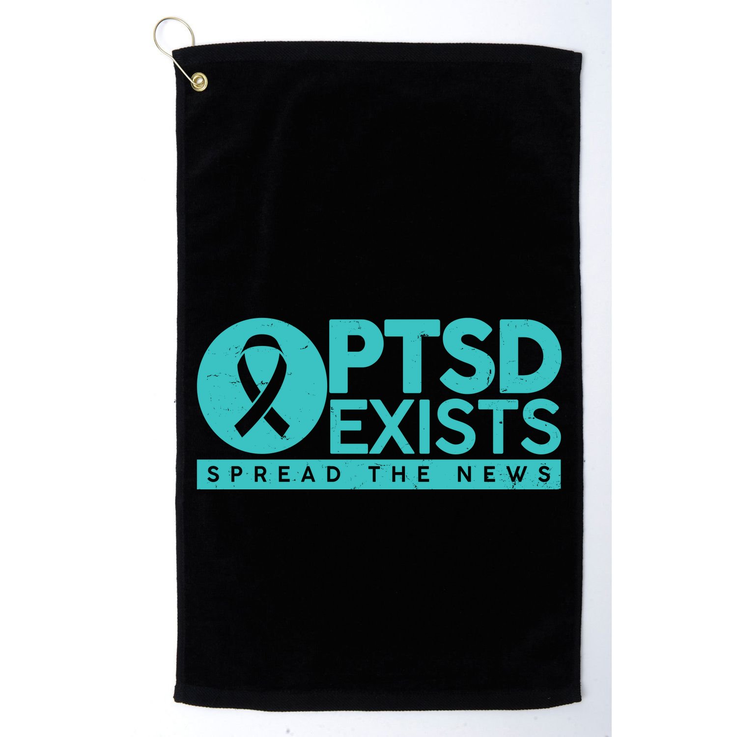 PTSD Exists Spread The News Golf Towel