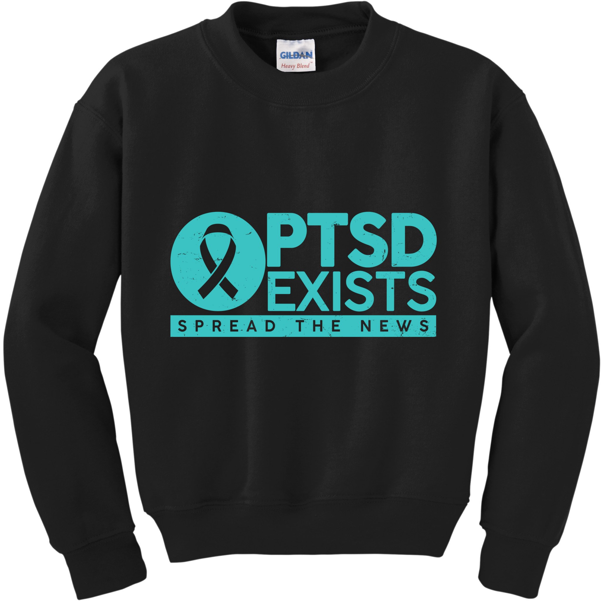 PTSD Exists Spread The News Kids Sweatshirt