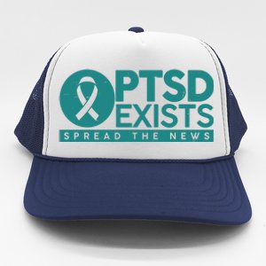 PTSD Exists Spread The News Trucker Hat