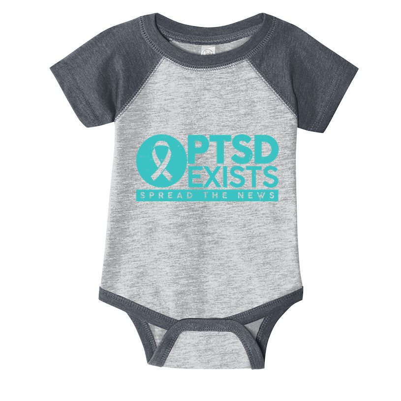PTSD Exists Spread The News Infant Baby Jersey Bodysuit