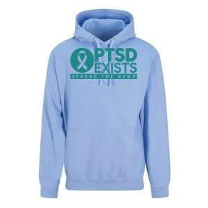 PTSD Exists Spread The News Unisex Surf Hoodie