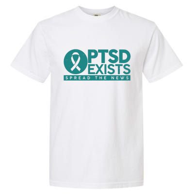 PTSD Exists Spread The News Garment-Dyed Heavyweight T-Shirt