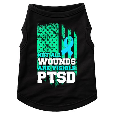 PTSD Flag Not All Wounds Are Visible Doggie Tank