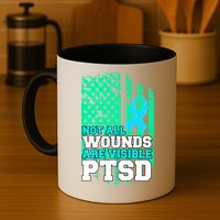PTSD Flag Not All Wounds Are Visible Mug