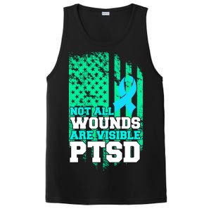 PTSD Flag Not All Wounds Are Visible PosiCharge Competitor Tank