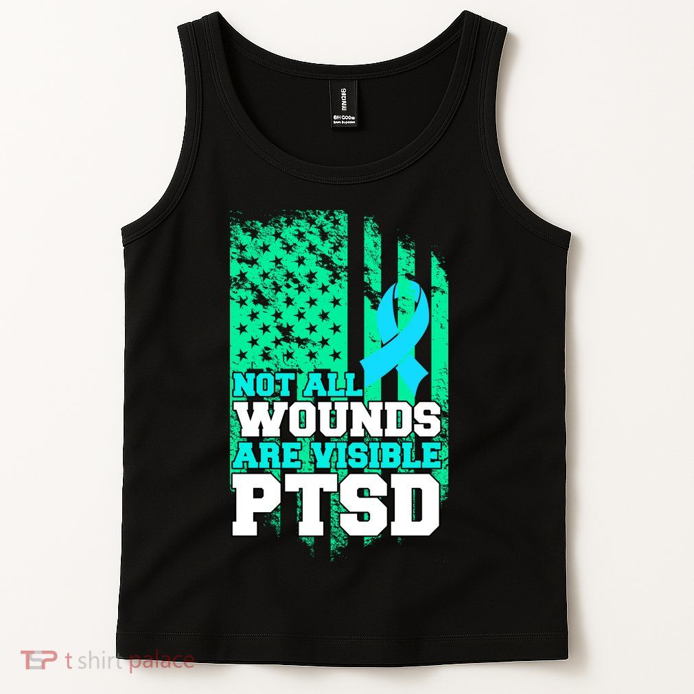 PTSD Flag Not All Wounds Are Visible Tank Top