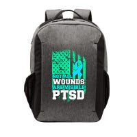 PTSD Flag Not All Wounds Are Visible Vector Backpack