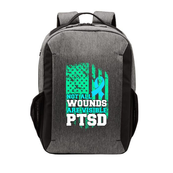 PTSD Flag Not All Wounds Are Visible Vector Backpack