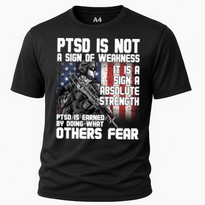 PTSD Is Not A Sign Of Weakness Support Military Troops Performance Shirt