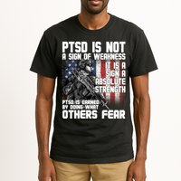 PTSD Is Not A Sign Of Weakness Support Military Troops Tall T-Shirt
