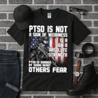 PTSD Is Not A Sign Of Weakness Support Military Troops Tall T-Shirt