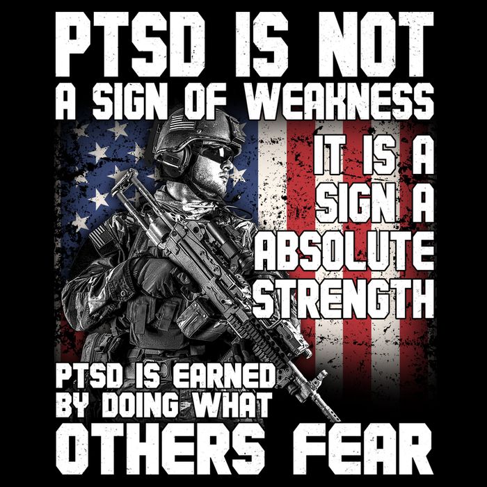 PTSD Is Not A Sign Of Weakness Support Military Troops Impact Tech Backpack