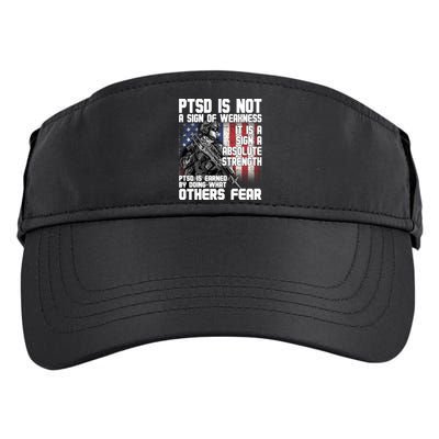 PTSD Is Not A Sign Of Weakness Support Military Troops Adult Drive Performance Visor