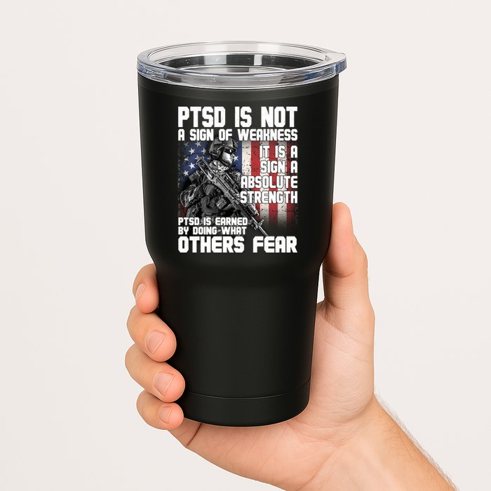 PTSD Is Not A Sign Of Weakness Support Military Troops Tumbler