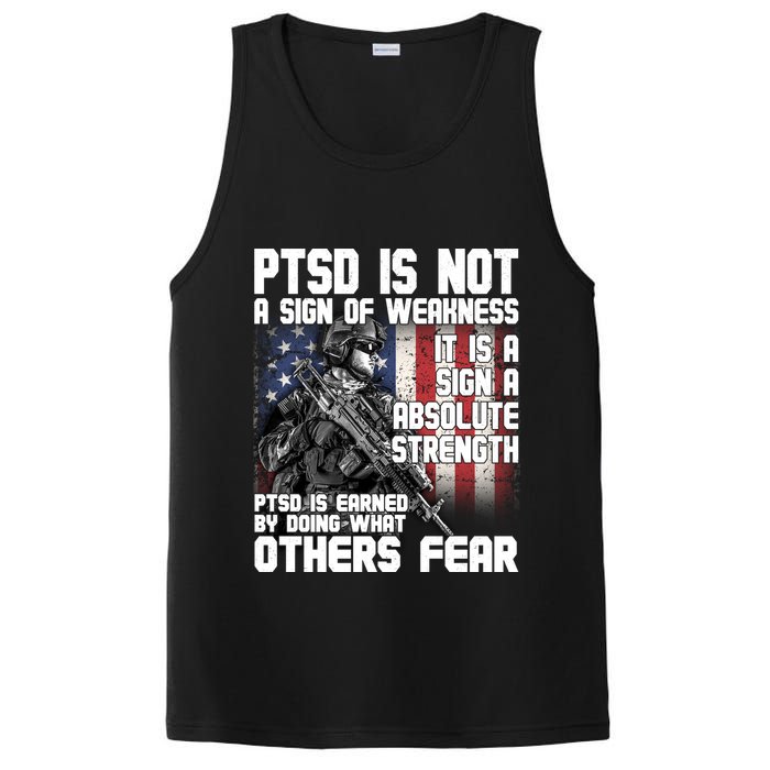 PTSD Is Not A Sign Of Weakness Support Military Troops PosiCharge Competitor Tank
