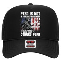 PTSD Is Not A Sign Of Weakness Support Military Troops Trucker Hat