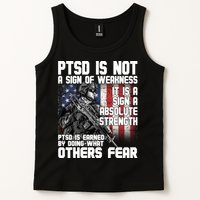 PTSD Is Not A Sign Of Weakness Support Military Troops Tank Top