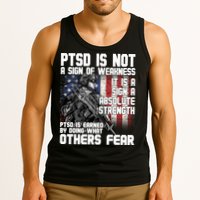 PTSD Is Not A Sign Of Weakness Support Military Troops Tank Top