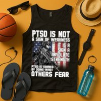 PTSD Is Not A Sign Of Weakness Support Military Troops Tank Top