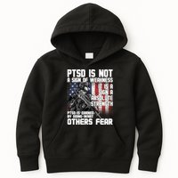 PTSD Is Not A Sign Of Weakness Support Military Troops Kids Hoodie