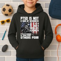 PTSD Is Not A Sign Of Weakness Support Military Troops Kids Hoodie