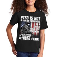 PTSD Is Not A Sign Of Weakness Support Military Troops Kids T-Shirt