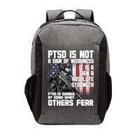 PTSD Is Not A Sign Of Weakness Support Military Troops Vector Backpack