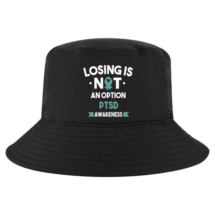 PTSD Losing Is Not An Option Cool Comfort Performance Bucket Hat
