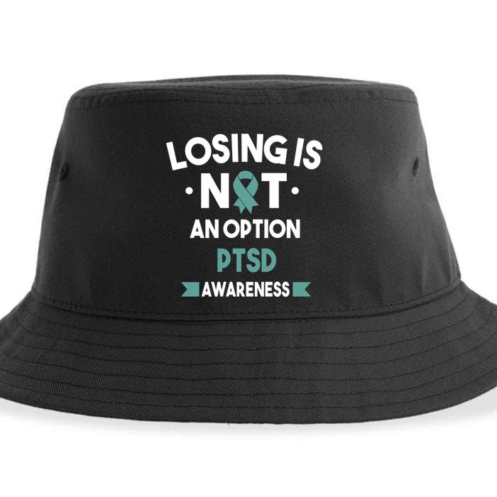 PTSD Losing Is Not An Option Sustainable Bucket Hat