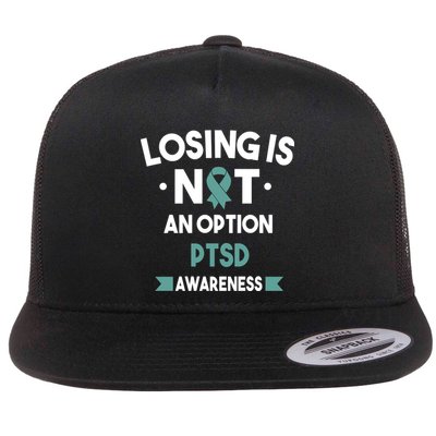 PTSD Losing Is Not An Option Flatbill Hat