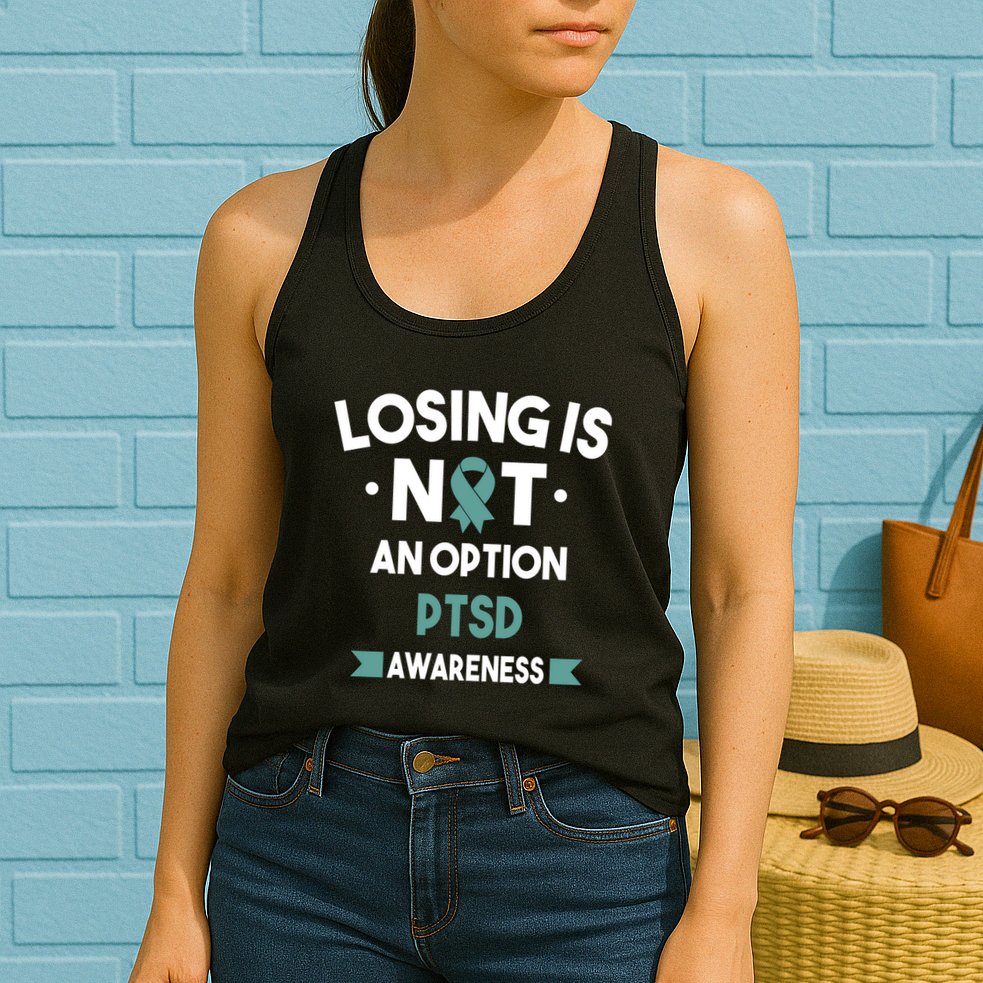 PTSD Losing Is Not An Option Womens Tank Top