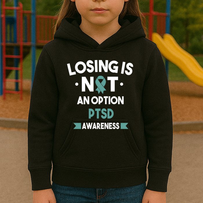 PTSD Losing Is Not An Option Kids Hoodie