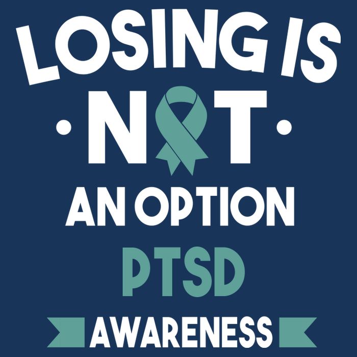 PTSD Losing Is Not An Option Infant Baby Jersey Bodysuit
