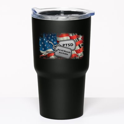 PTSD Not All Wounds Are Visible Dog Tags Tumbler