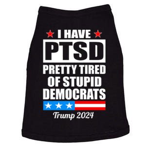 PTSD Pretty Tired Of Democrats Trump 2024 Doggie Tank