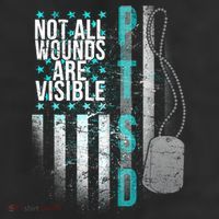 PTSD Veteran Not All Wounds Are Visible  Cool Comfort Performance Bucket Hat