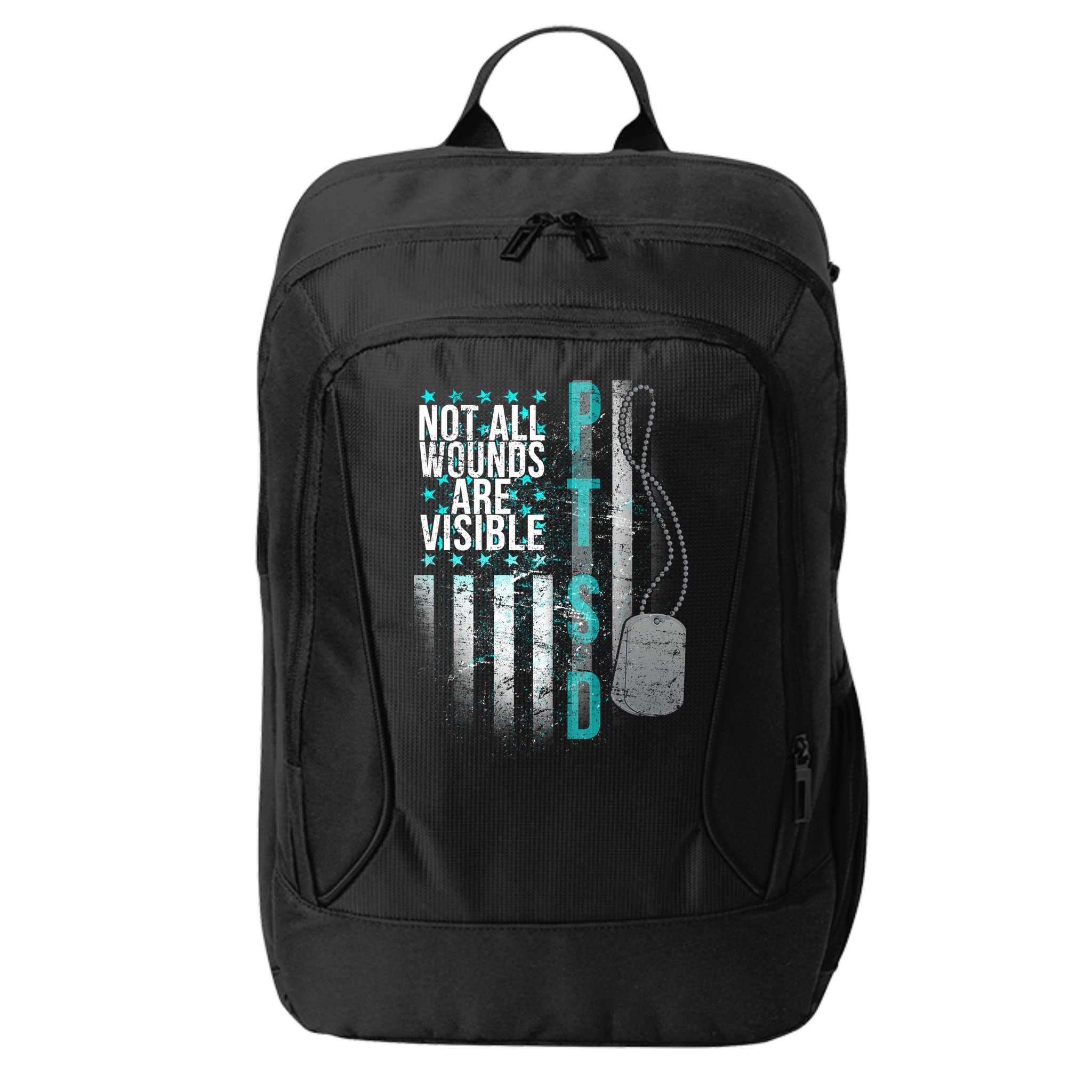 PTSD Veteran Not All Wounds Are Visible  City Backpack