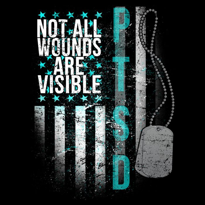 PTSD Veteran Not All Wounds Are Visible  7-Panel Snapback Hat