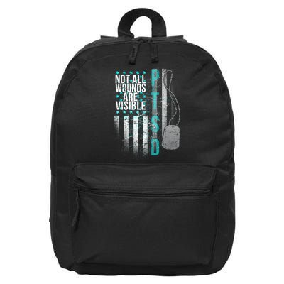 PTSD Veteran Not All Wounds Are Visible  16 in Basic Backpack