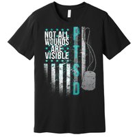 PTSD Veteran Not All Wounds Are Visible  Premium T-Shirt