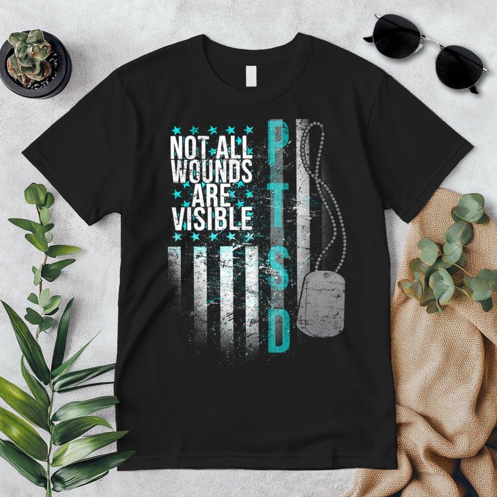 PTSD Veteran Not All Wounds Are Visible  Premium T-Shirt