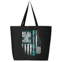 PTSD Veteran Not All Wounds Are Visible  25L Jumbo Tote