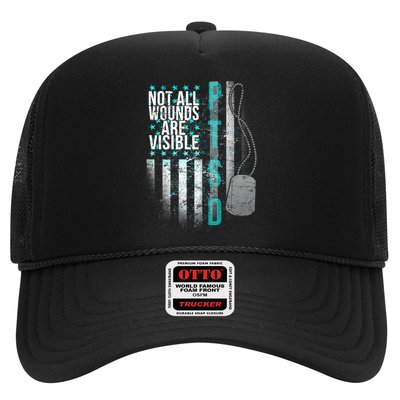 PTSD Veteran Not All Wounds Are Visible  Trucker Hat