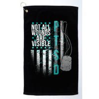 PTSD Veteran Not All Wounds Are Visible  Golf Towel