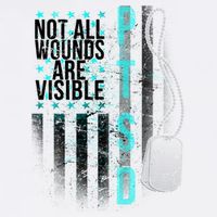 PTSD Veteran Not All Wounds Are Visible  Garment-Dyed Sweatshirt