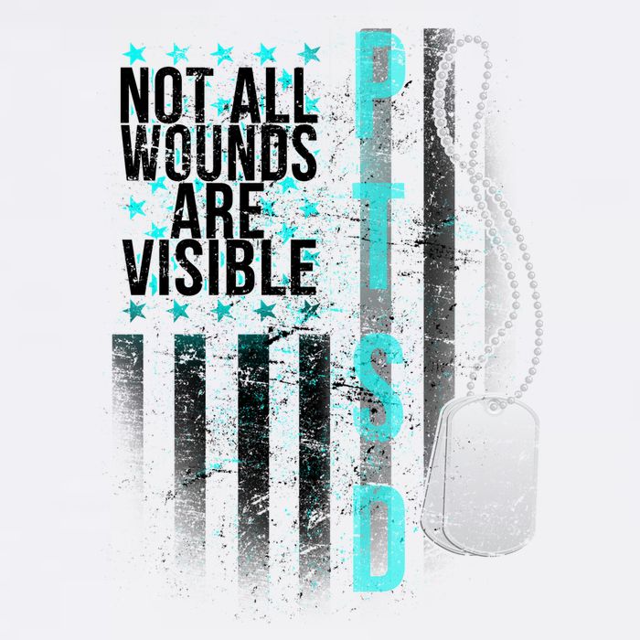 PTSD Veteran Not All Wounds Are Visible  Garment-Dyed Sweatshirt
