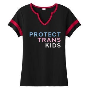 Protect Transg Transsexual Ladies Halftime Notch Neck Tee