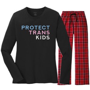 Protect Transg Transsexual Women's Long Sleeve Flannel Pajama Set 