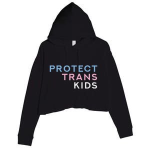 Protect Transg Transsexual Crop Fleece Hoodie